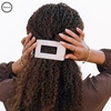 image:imageTELETIES  Medium Flat Rectangle Clip  For MediumThick Hair  For Lounging Travel Yoga amp More  Strong Grip Bendable Teeth Comfortable LayBack Design  All Hair Textures  Coconut WhiteAlmond Beige
