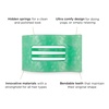 image:imageTELETIES  Medium Flat Rectangle Clip  For MediumThick Hair  For Lounging Travel Yoga amp More Strong Grip Bendable Teeth Comfortable LayBack Design All Hair Textures  Spring SplashSpring Splash
