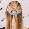 image:imageTELETIES  Medium Flat Round Clip  For MediumThick Hair  For Lounging Travel Yoga amp More  Strong Grip Bendable Teeth Comfortable LayBack Design  All Hair Textures  Mummy Knows BestMedium  Mummy Knows Best