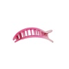 image:imageTELETIES  Medium Flat Round Clip  For MediumThick Hair  For Lounging Travel Yoga amp More Strong Grip Bendable Teeth Comfortable LayBack Design All Hair Textures  Valentines  Kiss amp Tell
