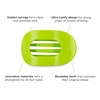 image:imageTELETIES  Medium Flat Round Clip  Ideal for MediumThick Hair  For Lying Down Yoga Driving amp More  Strong Grip Bendable Teeth Comfortable Curved Design  For All Hair Textures  Summer Brights
