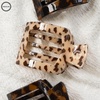 image:imageTELETIES  Medium Flat Square Clip  For Lying Down Yoga Driving amp More  Strong Grip Bendable Teeth Comfortable Curved Design  Ideal for Medium Hair  Core Collection  Blonde TortoiseBlonde Tortoise