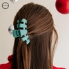 image:imageTELETIES  Medium Hair Clip  For Thin to MediumThick Hair  Claw Clips for Women  Strong Grip Bendable Teeth Comfortable Curved Design  For All Hair Textures  Holiday  Fir RealFir Real