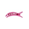 image:imageTELETIES  Medium Heart to Heart Flat Clip  For MediumThick Hair  For Lounging Travel Yoga amp More Strong Grip Bendable Teeth Comfortable LayBack Design All Hair Textures Valentines PinkMedium  Pink