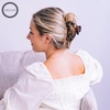 image:imageTELETIES  Medium Open Hair Clip  For Thin to MediumThick Hair  Strong Grip Bendable Teeth Comfortable Cutout Design  All Hair Textures  Jet BlackTortoise
