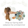 image:imageTELETIES  Mixed Spiral Hair Coils  Spring Collection  Ponytail Holder Hair Ties for Women  Phone Cord Hair Ties  Strong Grip No Rip Water Resistant No Crease  5 pack  Technicolor Dreams