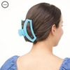 image:imageTELETIES  Open Large Hair Clip  For Thick to SuperThick Hair  Strong Grip Bendable Teeth Comfortable Curved Design  For All Textures  Summer SkySummer Sky