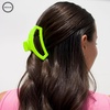 image:imageTELETIES  Open Medium Hair Clip  For Thin to MediumThick Hair  Claw Clips for Women  Strong Grip Bendable Teeth Comfortable Curved Design  For All Textures  Summer BrightsSummer Brights