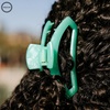 image:imageTELETIES  Open Medium Hair Clip  For Thin to MediumThick Hair  Claw Clips for Women  Strong Grip Bendable Teeth Comfortable Curved Design  For All Textures  Spring  Lavender MistSpring Splash  Medium