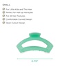 image:imageTELETIES  Open Small Hair Clip  For Thin or Short Hair  Claw Clips for Women  Strong Grip Bendable Teeth Comfortable Curved Design  For All Textures  Spring  DreamsicleSpring Splash  Small