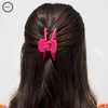 image:imageTELETIES  Open Small Hair Clip  For Thin or Short Hair  Claw Clips for Women  Strong Grip Bendable Teeth Comfortable Curved Design  For All Textures  Tropical PunchTropical Punch