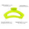 image:imageTELETIES  Open Small Hair Clip  For Thin or Short Hair  Claw Clips for Women  Strong Grip Bendable Teeth Comfortable Curved Design  For All Textures  Tropical PunchSummer Brights