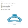 image:imageTELETIES  Open Tiny Hair Clip  For Super Thin Hair Little Kids Halfup Hairstyles  Strong Grip Bendable Teeth Comfortable Curved Design  For All Hair Textures  Summer SkySummer Sky