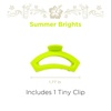 image:imageTELETIES  Open Tiny Hair Clip  For Super Thin Hair Little Kids Halfup Hairstyles  Strong Grip Bendable Teeth Comfortable Curved Design  For All Hair Textures  Summer SkySummer Brights