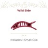 image:imageTELETIES  Small Flat Rectangle Clip  For ThinMedium Hair  For Lounging Travel Yoga amp More  Strong Grip Bendable Teeth Comfortable LayBack Design  All Hair Textures  Sage It Aint SoWild Side