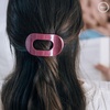 image:imageTELETIES  Small Flat Round Clip  For ThinMedium Hair  For Lounging Travel Yoga amp More  Strong Grip Bendable Teeth Comfortable LayBack Design  All Hair Textures  Wild SideWild Side