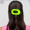 image:imageTELETIES  Small Flat Round Clip  Ideal for ThinMedium Hair  For Lying Down Yoga Driving amp More  Strong Grip Bendable Teeth Comfortable Curved Design  For All Hair Textures  Summer BrightsSummer Brights
