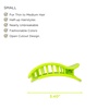 image:imageTELETIES  Small Flat Round Clip  Ideal for ThinMedium Hair  For Lying Down Yoga Driving amp More  Strong Grip Bendable Teeth Comfortable Curved Design  For All Hair Textures  Summer BrightsSummer Brights