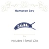 image:imageTELETIES  Small Flat Square Clip  For Lying Down Yoga Driving amp More  Strong Grip Bendable Teeth Comfortable Curved Design  Ideal for ThinMedium Hair  Spring Collection  Calming CoralHampton Bay