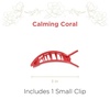 image:imageTELETIES  Small Flat Square Clip  For Lying Down Yoga Driving amp More  Strong Grip Bendable Teeth Comfortable Curved Design  Ideal for ThinMedium Hair  Spring Collection  Calming CoralCalming Coral