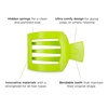image:imageTELETIES  Small Flat Square Clip  Ideal for ThinMedium Hair  For Lying Down Yoga Driving amp More  Strong Grip Bendable Teeth Comfortable Curved Design  For All Hair Textures  Summer BrightsSummer Brights