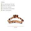 image:imageTELETIES  Small Open Hair Clip  Hair Claw Clips for Women  Strong Grip Bendable Teeth Comfortable Cutout Design  For Thin to Medium Thick Hair  All Hair Types amp Textures  Jet BlackBlonde Tortoise