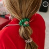 image:imageTELETIES  Small Spiral Hair Coils  For ThinMedium Hair  Ponytail Holder for Women  Phone Cord Hair Ties  Strong Grip No Rip Water Resistant No Crease  Holiday  3 pack  Secret SantaLarge  Secret Santa