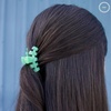 image:imageTELETIES  Tiny Classic Hair Clip For Super Thin Hair Little Kids Halfup Hairstyles  Strong Grip Bendable Teeth Comfortable Curved Design Mini Claw Clip  Spring SplashSpring Splash  Tiny