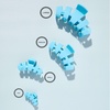 image:imageTELETIES  Tiny Hair Clip  For Super Thin Hair Little Kids Halfup Hairstyles  Strong Grip Bendable Teeth Comfortable Curved Design  For All Hair Textures  Summer SkySummer Sky