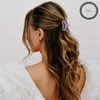 image:imageTELETIES  Tiny Open Claw Clip  Strong Grip Bendable Teeth Comfortable Cutout Design  Ideal for Long Thick Curly or Wavy Hair  For All Hair Textures  Spring Collection  Lilac