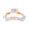 image:imageTELETIES  Large Open Claw Clip  Strong Grip Bendable Teeth Comfortable Cutout Design  Ideal for Long Thick Curly or Wavy Hair  For All Hair Textures  Spring Collection  Fly AwayFly Away