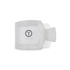 image:imageTELETIES  Medium Flat Square Clip  For Lying Down Yoga Driving amp More  Strong Grip Bendable Teeth Comfortable Curved Design  Ideal for Medium Hair  Core Collection  Blonde TortoiseCoconut White