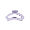 image:imageTELETIES  Medium Open Claw Clip  Strong Grip Bendable Teeth Comfortable Cutout Design  Ideal for Long Thick Curly or Wavy Hair  For All Hair Textures  Spring Collection  Lilac