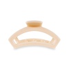image:imageTELETIES  Medium Open Hair Clip  For Thin to MediumThick Hair  Strong Grip Bendable Teeth Comfortable Cutout Design  All Hair Textures  Jet BlackAlmond Beige