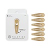 image:imageTELETIES  Snap Clip  SnagFree Design  Hair Clip Barrette for Women amp Girls  Gentle Yet Secure Hold  Smooth Finish  For All Hair Types amp Textures  One Size 175  6 Count  BronzeGold