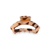 image:imageTELETIES  Tiny Open Hair Clip  For Super Thin Hair Little Kids Halfup Hairstyles  Strong Grip Bendable Teeth Open Cutout Design  Mini Claw Clip  For All Hair Textures  Coconut WhiteBlonde Tortoise