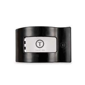image:imageTELETIES  Large Flat Rectangle Clip  For Thick Hair  For Lounging Travel Yoga amp More  Strong Grip Bendable Teeth Comfortable LayBack Design  All Hair Textures  Coconut WhiteJet Black