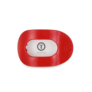 image:imageTELETIES  Large Flat Round Hair Clip  Holiday Collection  Hair Claw Clips for Women  Strong Grip Bendable Teeth Curved Design  For All Hair Types and Textures  Rudolph Red