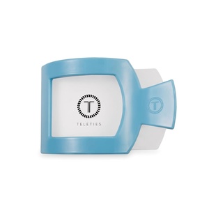 image:imageTELETIES  Large Flat Square Clip  Ideal for Thick Hair  For Lying Down Yoga Driving amp More  Strong Grip Bendable Teeth Comfortable Curved Design  For All Hair Textures  Summer SkySummer Sky