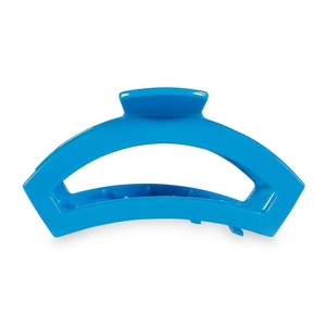 image:imageTELETIES  Large Open Claw Clip  Strong Grip Bendable Teeth Comfortable Cutout Design  Ideal for Long Thick Curly or Wavy Hair  For All Hair Textures  Spring Break Collection  Bora BoraBora Bora Large