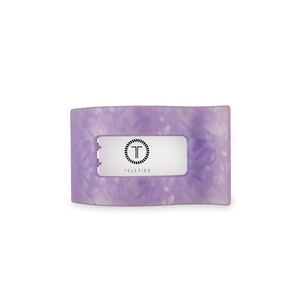 image:imageTELETIES  Medium Flat Rectangle Clip  For MediumThick Hair  For Lounging Travel Yoga amp More Strong Grip Bendable Teeth Comfortable LayBack Design All Hair Textures  Spring SplashLavender Mist