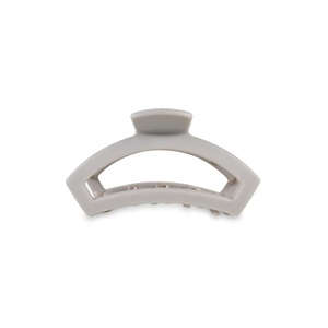 image:imageTELETIES  Open Medium Hair Clip  Fall Collection  Hair Claw Clips for Women  Strong Grip Bendable Teeth Curved Design  For All Hair Types and Textures  Silver FlamesSilver Flames