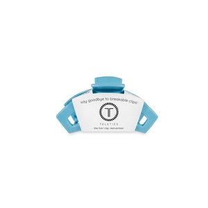 image:imageTELETIES  Open Tiny Hair Clip  For Super Thin Hair Little Kids Halfup Hairstyles  Strong Grip Bendable Teeth Comfortable Curved Design  For All Hair Textures  Summer SkySummer Sky