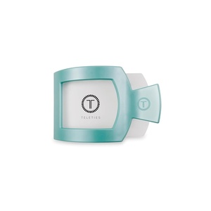 image:imageTELETIES  Small Flat Square Clip  For Lying Down Yoga Driving amp More  Strong Grip Bendable Teeth Comfortable Curved Design  Ideal for ThinMedium Hair  Spring Collection  Calming CoralTotally Turquoise