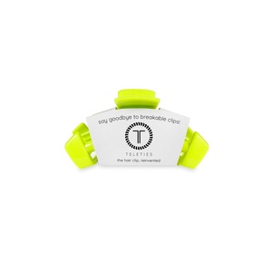 image:imageTELETIES  Tiny Hair Clip  For Super Thin Hair Little Kids Halfup Hairstyles  Strong Grip Bendable Teeth Comfortable Curved Design  For All Hair Textures  Summer SkySummer Brights