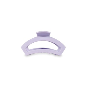image:imageTELETIES  Tiny Open Claw Clip  Strong Grip Bendable Teeth Comfortable Cutout Design  Ideal for Long Thick Curly or Wavy Hair  For All Hair Textures  Spring Collection  Lilac