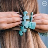 image:imageTELETIES  Classic Medium Hair Clip  Spring Collection  Hair Claw Clips for Women  Strong Grip Bendable Teeth Curved Design  For All Hair Types and Textures  Totally Turquoise