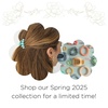 image:imageTELETIES  Classic Tiny Hair Clip  Spring Collection  Hair Claw Clips for Women  Strong Grip Bendable Teeth Curved Design  For All Hair Types and Textures  Totally Turquoise