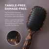 image:imageTELETIES  Detangler Hair Brush for Fine Hair  Detangling Paddle Brush  No PullingBreakage  Gentle Glide Anti Static Bristles  BuiltIn Mirror amp Storage  Removable Cleaner  TanTortoise