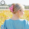 image:imageTELETIES  Large Hair Clip  Spring Collection  Hair Claw Clips for Women  Strong Grip Bendable Teeth Curved Design  For All Hair Types and Textures  Peonies